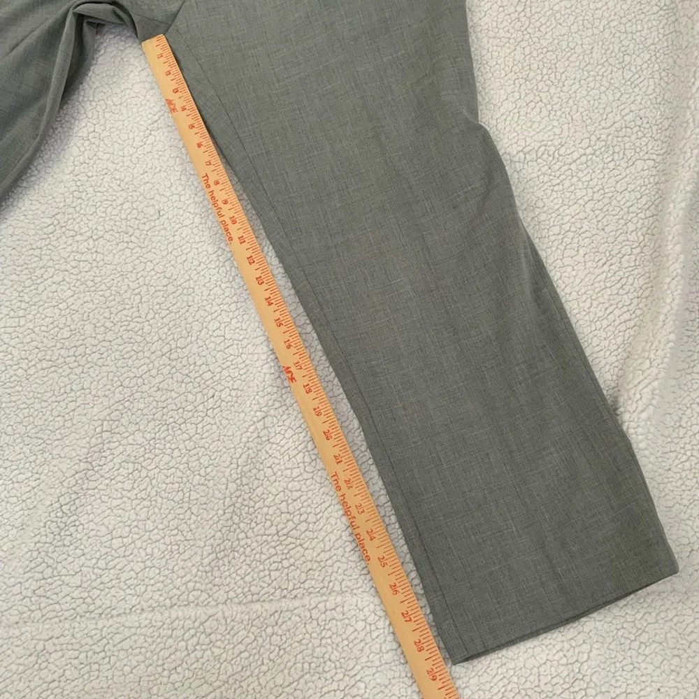 Saddlebred Traveler 42x29 Dress Pants Gray Comfort Flex No Iron Flat Front New